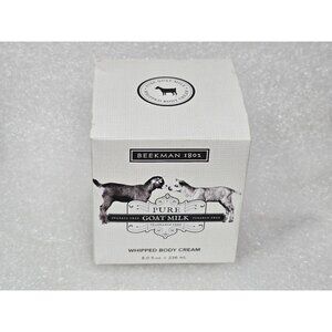 Beekman 1802 Pure Goat Milk Whipped Body Cream 8 Fl Oz Made In USA